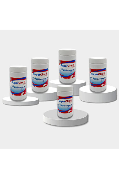 Aquatics Chlorine-based Disinfectant Package SuperClor 5 Actions Tab 200Gr, 1...