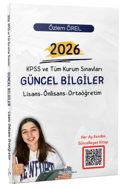 Dizgi Kitap 2026 KPSS Güncel Bilgiler Konu Anlatımı - Özlem Örel