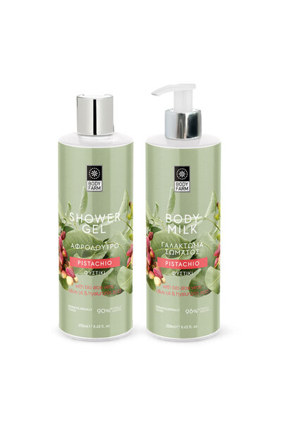 Bodyfarm Pistachio Set (Shower Gel 250ml + Body Lotion 250 ml)