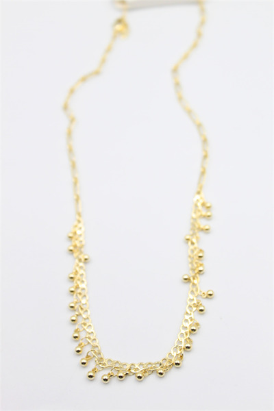 Mestore قلادة متدلية على شكل كرة - ذهبي