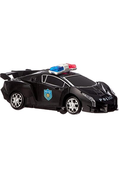Leno Interactive Police Car Robot Toy with Music and Light