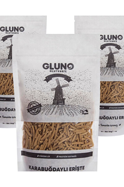 Gluno Glutensiz Karabuğday Eriştesi 3'lü 450 gr