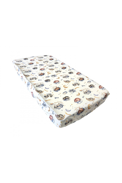 Nichiduta Sleep in the clouds children's bed sheet 120x60 cm made of cotton w...