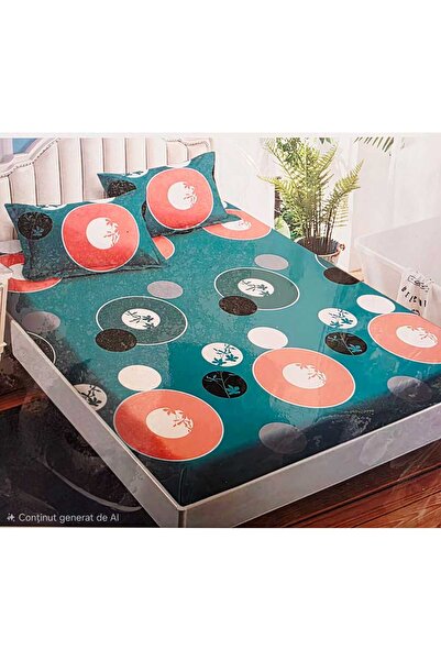 RALEX PUCIOASA Finet Bed Cover + 2 Pillowcases, Ralex, Blue color, model HF16...