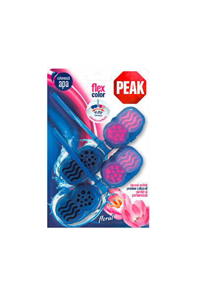 Peak Odorizant pentru toaletă 2 x 48 g Flex Color Floral