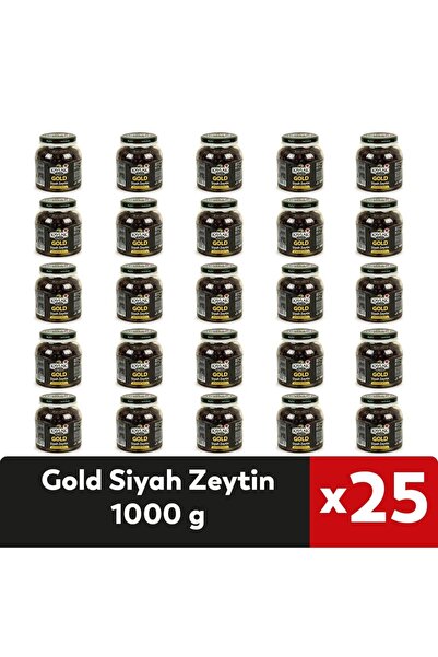 Kavlak Zeytin Kavlak 1 KG Gold Siyah Zeytin 25 Adet