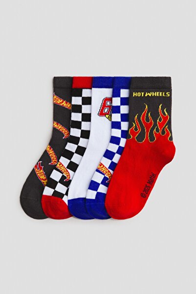 H&M 5’li Desenli Çorap