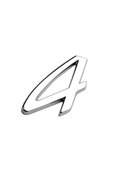 Porsche Emblemă portbagaj spate, culoare crom