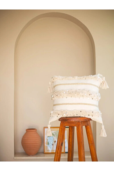 Bohemart Morocco Pillow Punch Handmade Linen Throw Pillow Without Filling Design