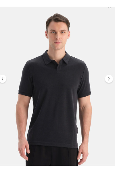 Dagi Ανδρικό, άνετο, μοντάλ, κοντομάνικο μπλουζάκι με λαιμόκοψη πόλο