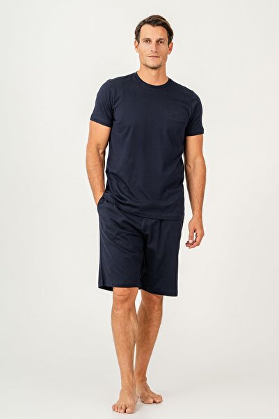 Arnetta Men's T-Shirt and Shorts Set 100% Cotton – Comfortable Set for Home &...