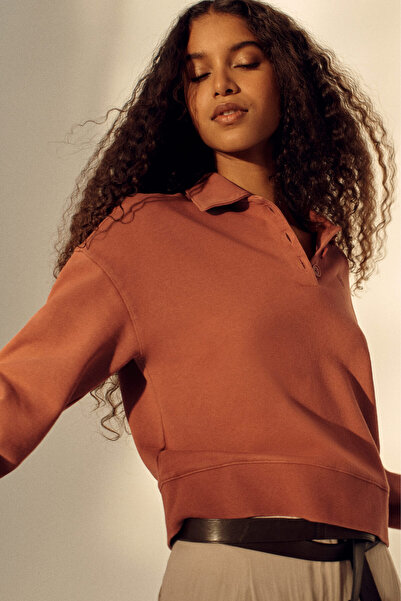 H&M Bol Kesimli Polo Üst