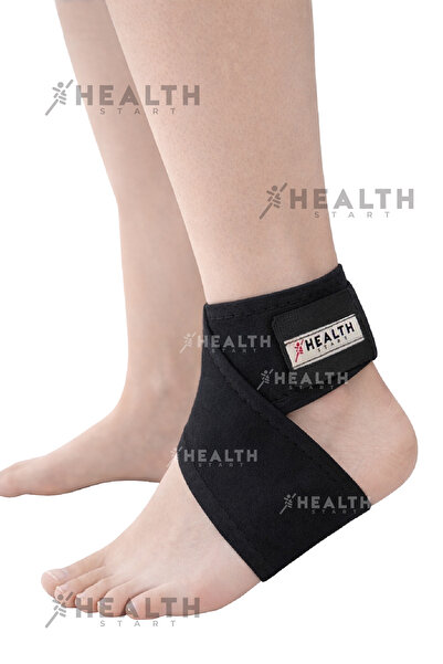 Healthstart Elastik Sekiz Ayak Bileği Bandajı – Sporcu Destekleyici Kompresyo...