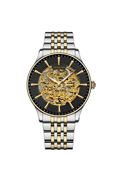 Raymond Skeleton Limited Edition Men's Wristwatch - Skeleton Automatic - Stai...