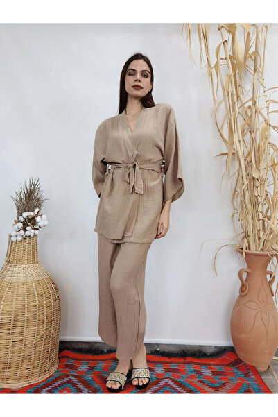 Su Koleksiyon Meli̇s Muslin Kimono Pants