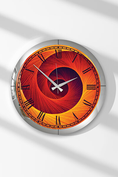 Zevahir Mobilya Dekorasyon Ceas de perete rotund din MDF cu numere romane Inf...