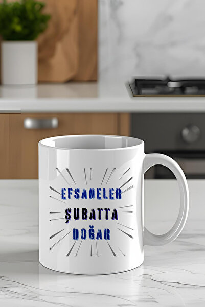 qoeuyl boutique Legends Are Born in the Branch Printed Blue Detailed Birthday...