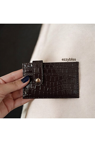 EZZY BLİSS ezzybliss Portofel pentru femei, din piele artificială, maro, stră...