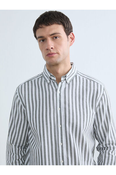 LC Waikiki Peak New Season Regular Fit Striped Men's Shirt