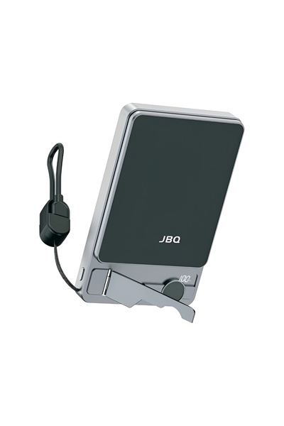 JBQ Voltstream 10,000mAh Power Bank: 15W Wireless Charging, 60W Cable & Stand