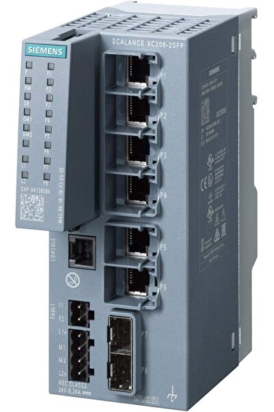 Siemens SCALANCE XC206-2SFP Manageable Layer 2 IE Switch