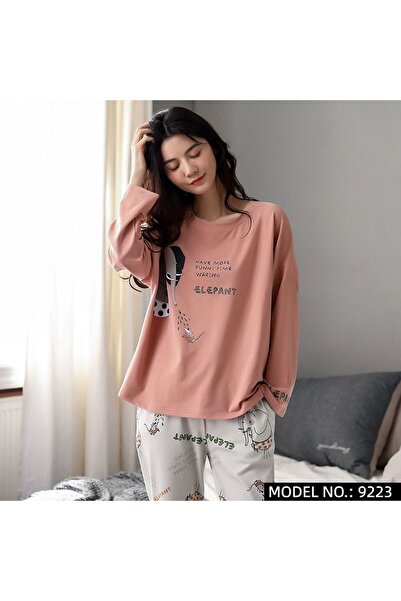 LaFont Elegant long-sleeved cotton pajama set