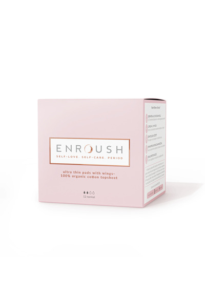 Enroush Dischete umede obișnuite de bumbac – 12 bucăți