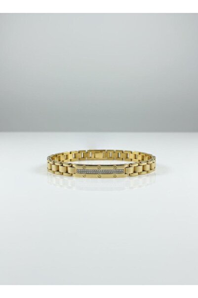 Primo Vida Desenli Zirkon Taşlı Göz Alıcı Bileklik