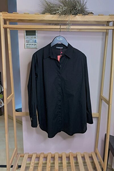 Büyük Moda CĂMAȘĂ DIN POPLIN LYCRA CU BUTONI DECORATIVI