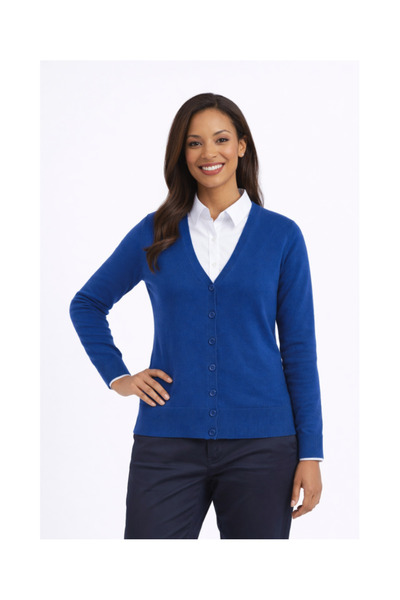 Premier Women's knitted cardigan with button closure, casual style - PR697 Da...