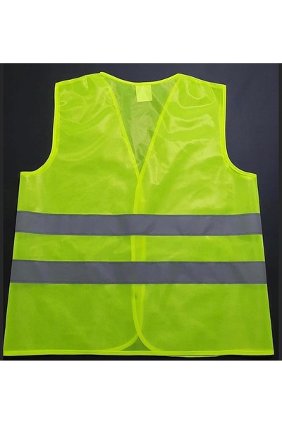 DIGERUI Reflektörlü İkaz Yeleği Sarı-Yeşil XL