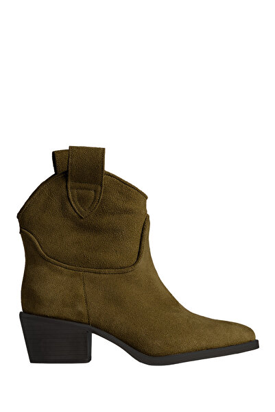 ToH Shoes Roxanne Khaki Suede Boots