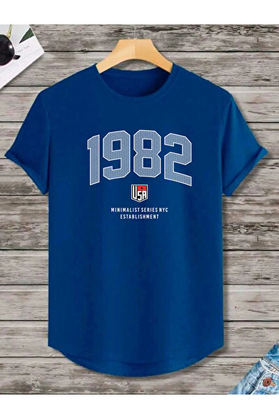 SUNFREE 1982 Printed Oval Skirt Cotton Summer Unisex Tshirt