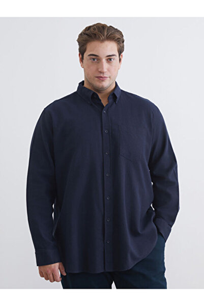 LC Waikiki I Big Size Standard Fit Long Sleeve Mens Lumberjack Shirt from Fre...