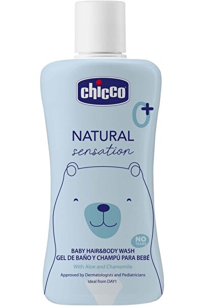 Chicco شامبو للشعر الناعم، لطيف على بشرة الطفل الحساسة، بمكونات طبيعية
