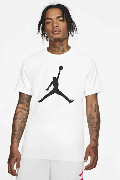 Nike Air Jordan Jumpan Short-Sleeve Crew Graphic Printed Men's Casual T-Shirt...