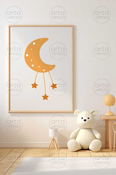 Artavessa One Piece Raw Color Real Wood Framed Painting - Teknrsymdf-11