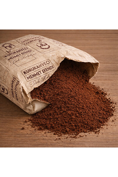 Mehmet Efendi Kurukahveci Taze Çekilmiş 3 adet x250 gr Toplam 750gr (Ahşap ölçek Kaşık Hediyeli)