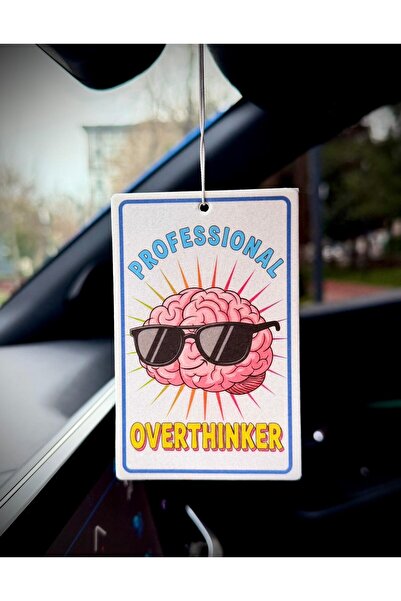 Duftpalm PROFESSIONAL OVERTHINKER TASARIMLI EĞLENCELİ ARAÇ KOKUSU VE OTO AKSE...