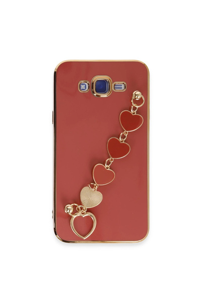 eco port Samsung Galaxy J7 Case Esila Silicone - Red