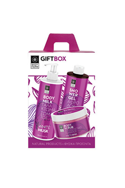 Bodyfarm White Musk Set (Shower Gel 250ml + Body Lotion 250 ml + Body Scrub 2...