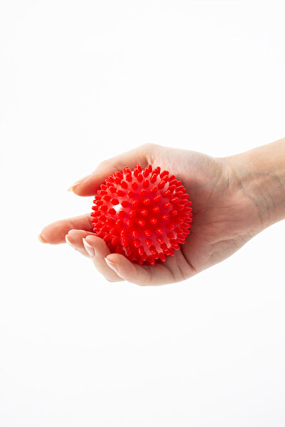 Myortica Red Massage Ball – Spiky Deep Tissue Massage for Muscle Stasis, Neck...