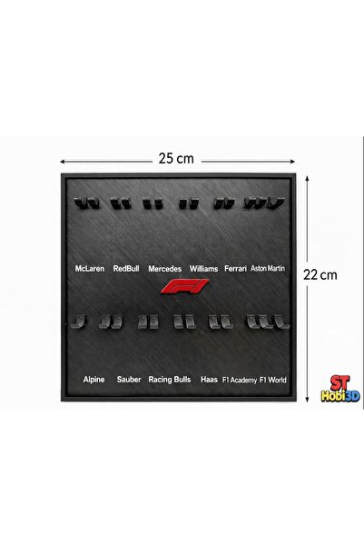 STHOBİ3D Wall Hanger Stand for Lego 71049 Iconic F1 Collectible Cars