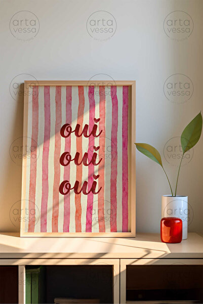 Artavessa One Piece Raw Color Real Wood Framed Painting - Tekartcrvmdf-23