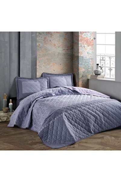 Pucioasa Set cuvertura matlasata + 2 fete perna bumbac 100%, Risa V1