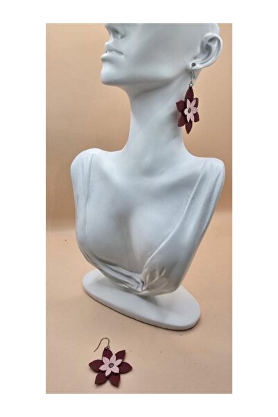 Verdandi Leather STAR EARRINGS