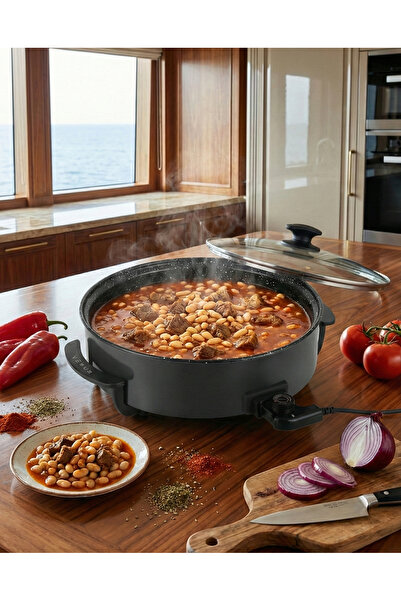 Vesus Elektrikli Tencere, Pizzamatik, Güveç, Gözleme 32 cm çap