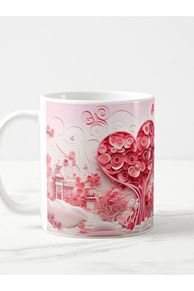 IŞILAY PROMOSYON Love Themed Ceramic Mug