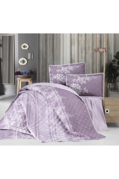 Pucioasa Quilted duvet set + 2 pillowcases 100% cotton, Bova V2