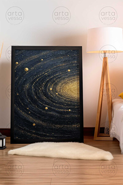 Artavessa لوحة فنية بإطار أسود من قطعة واحدة - ARTPLSTKSYH6